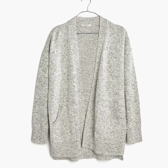 Madewell Midland Open Front Cardigan Sweater Speckled Size XXS - Picture 1 of 5